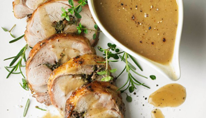 Julia & Jacques Prepare a Stuffed Turkey Roulade